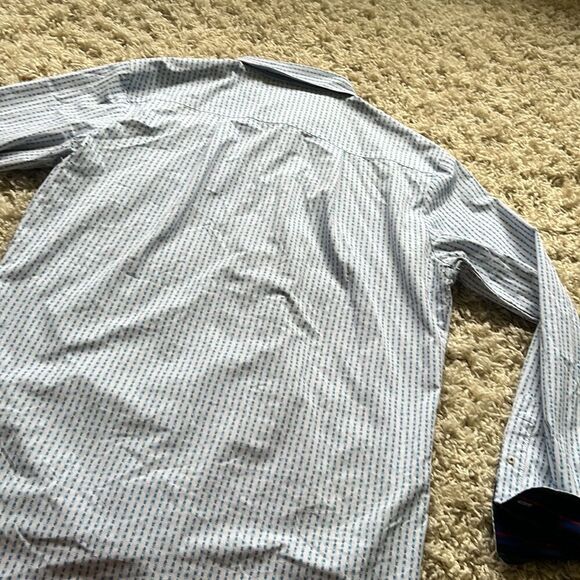 William Murray BEERSUCKER BUTTON DOWN long sleeve M - Picture 13 of 15